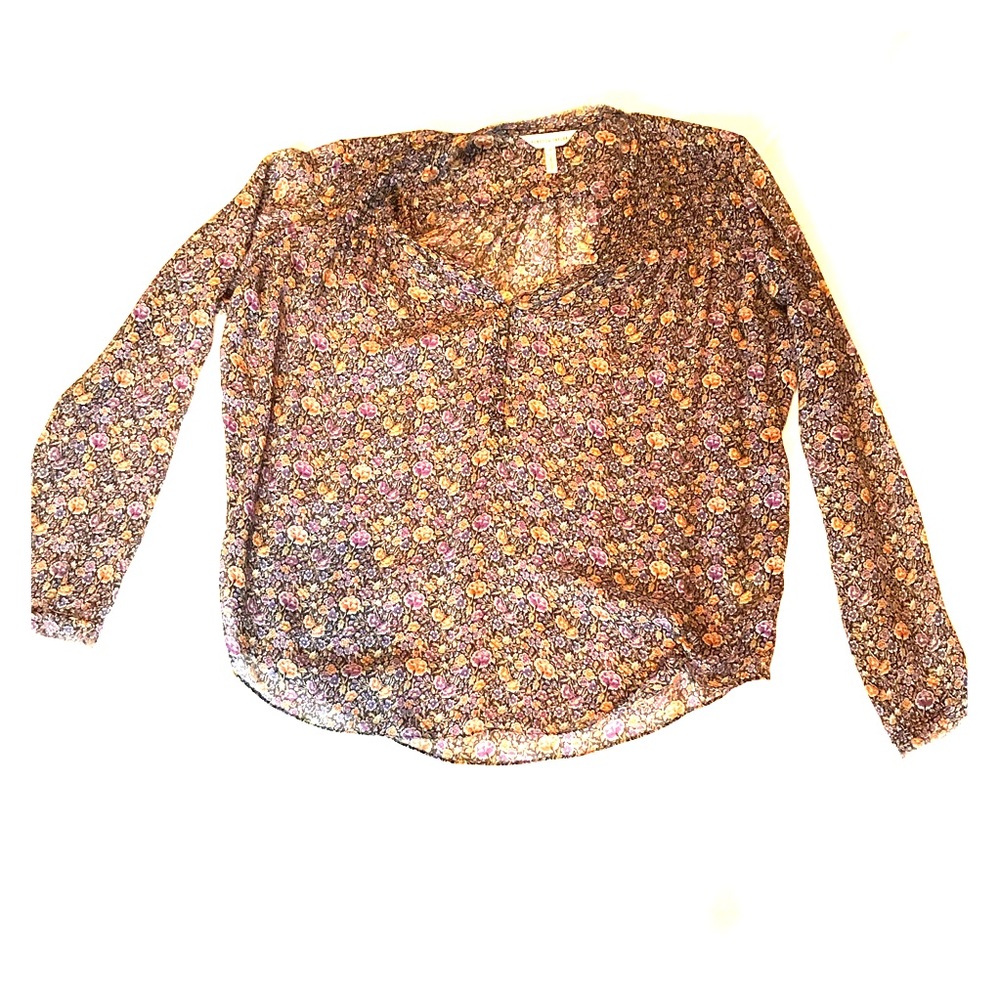 Rebecca Taylor floral silk blouse NWOT
